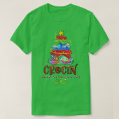 Crocin rund um den Weihnachtsbaum Funny Weihnachte T-Shirt (Design vorne)