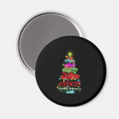 Crocin um den Weihnachtsbaum Magnet (Vorderseite/Rückseite)