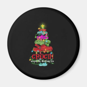 Crocin um den Weihnachtsbaum Magnet