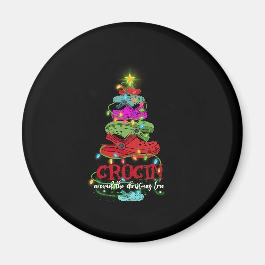 Crocin um den Weihnachtsbaum Magnet (Vorne)