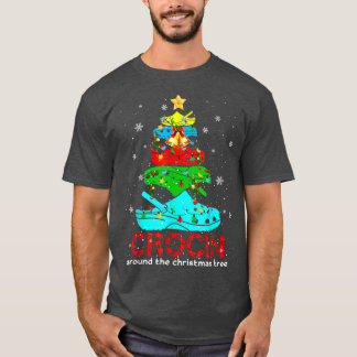 Crocin um den Weihnachtsbaum T-Shirt