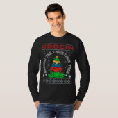 Crocin um den Weihnachtsbaum T-Shirt (Vorne ganz)