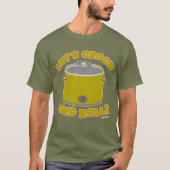 Crock and Roll Fun Langsamer Cartoon Art T-Shirt (Vorderseite)