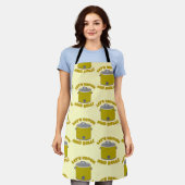 Crock and Roll Time Slow Cooker Kitchen Muster Schürze (Getragen)