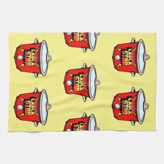 Crock Star Crock Pot Cooking Geschirrtuch (Horizontal)