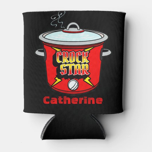 Crock Star Crock Pot Personalisiert Dosenkühler (Vorderseite)