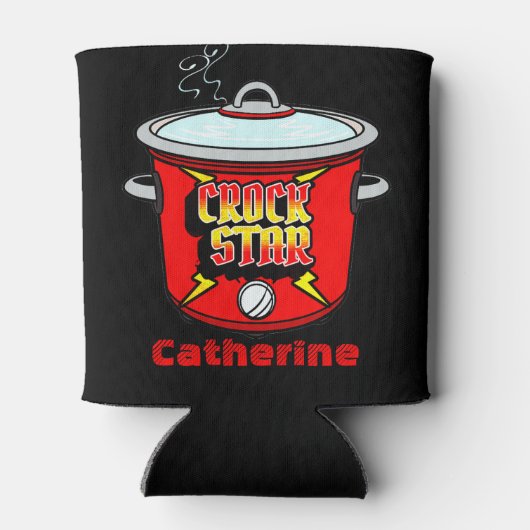 Crock Star Crock Pot Personalisiert Dosenkühler (Rückseite)