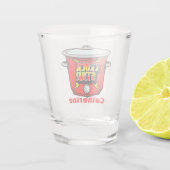 Crock Star Crock Pot Personalisiert Schnapsglas (Rückseite)