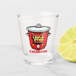 Crock Star Crock Pot Personalisiert Schnapsglas