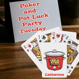 Crock Star Crock Pot Personalisiert Spielkarten