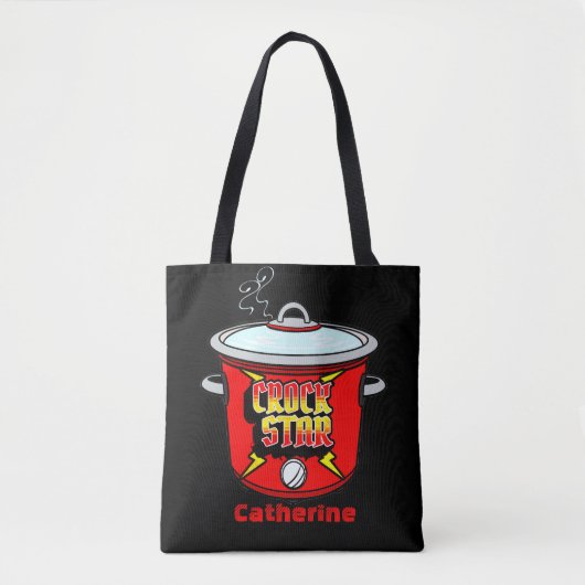 Crock Star Crock Pot Personalisiert Tasche (Vorderseite)