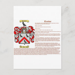 Crocker (Bedeutung) Postkarte