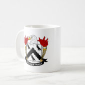 Crocker Familienwappen Kaffeetasse (Vorderseite Links)