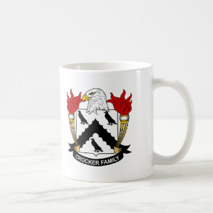 Crocker Familienwappen Kaffeetasse