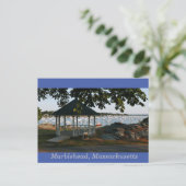 Crocker Park, Marmor Massachusetts Postkarte (Stehend Vorderseite)