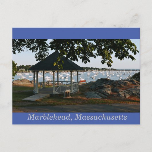 Crocker Park, Marmor Massachusetts Postkarte (Vorderseite)