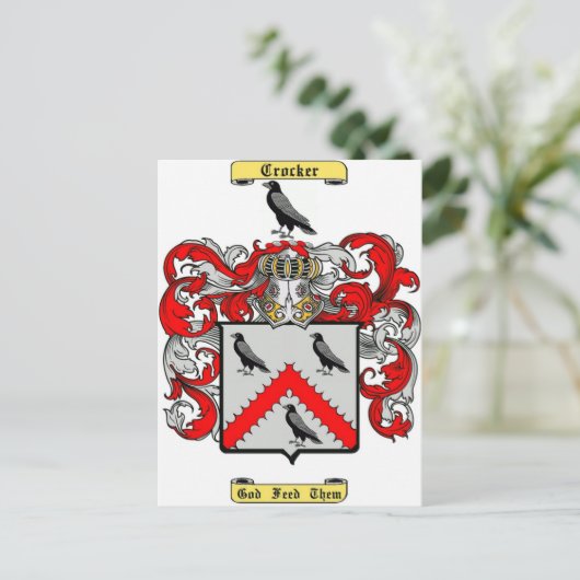 Crocker Postkarte (Stehend Vorderseite)