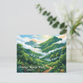 Crocker Range Park Malaysia Postkarte (Stehend Vorderseite)