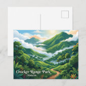 Crocker Range Park Malaysia Postkarte (Vorne/Hinten)