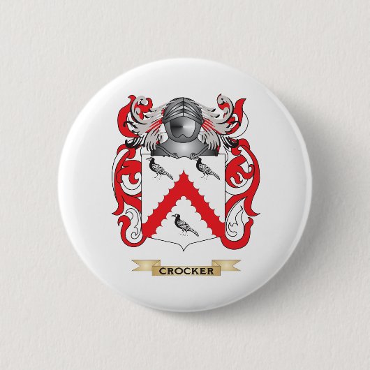 Crocker Wappen Button (Vorderseite)