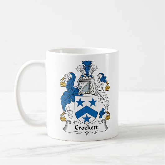 Crockett Familienwappen Kaffeetasse (Links)