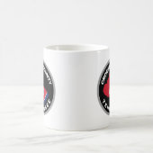 Crockett-Landkreis-Pflaster mit Kaffeetasse (Mittel)