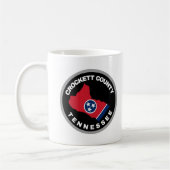 Crockett-Landkreis-Pflaster mit Kaffeetasse (Links)