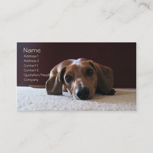 crockettsperfectpic, Name, Adresse 1, Adresse 2… Visitenkarte (Vorderseite)