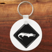 Croco Crocodile Sign Keychain Schlüsselanhänger (Vorderseite)