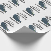 Crocodile Alligator Funny Crocodile Geschenkpapier (Ecke)