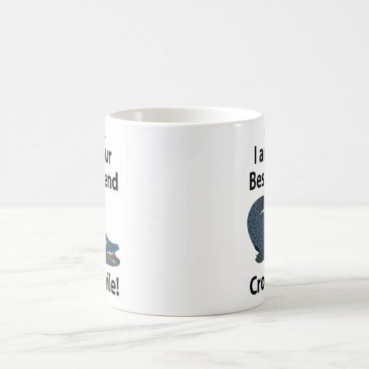 Crocodile Alligator Funny Crocodile Kaffeetasse (Mittel)