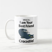 Crocodile Alligator Funny Crocodile Kaffeetasse (Links)