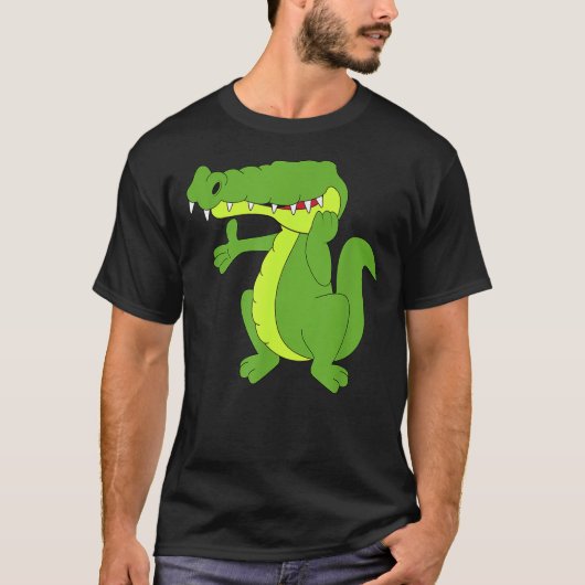 Crocodile Alligator Matching Group Halloween Costu T-Shirt (Vorderseite)