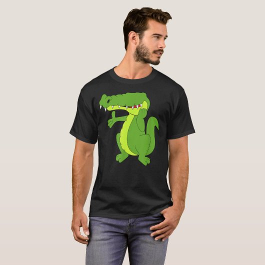 Crocodile Alligator Matching Group Halloween Costu T-Shirt (Vorne ganz)