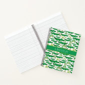 Crocodile Alligator Rainbow Personalisieren Notizblock (Innenseite)