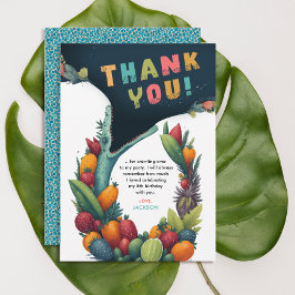 Crocodile Alligator Tropical Wild Geburtstag Danke