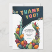 Crocodile Alligator Tropical Wild Geburtstag Danke (Vorderseite)