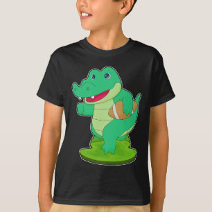 Crocodile American Football Sports T-Shirt