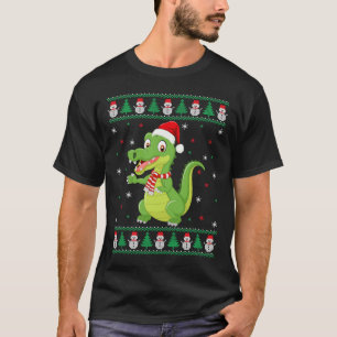 Crocodile Animal Matching Family Ugge Christmas Sw T-Shirt
