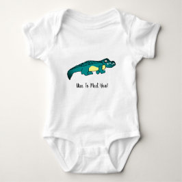 Crocodile Baby Bodysuit Baby Strampler