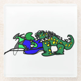 Crocodile beat glasuntersetzer