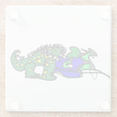 Crocodile beat glasuntersetzer (Rückseite)