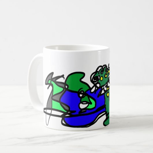 Crocodile beat kaffeetasse (Vorderseite Links)