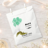 Crocodile Birthday Party Danke Geschenktütchen (Ausgeschnitten)