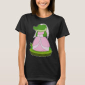 Crocodile Bride Veil Wedding T-Shirt (Vorderseite)