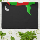 Crocodile Cartoon Golfer on Kitchen & Sporttücher Handtuch (Gefaltet)