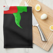 Crocodile Cartoon Golfer on Kitchen & Sporttücher Handtuch (Viertel Falte)