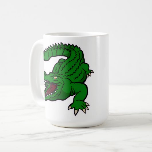 crocodile cartoon  kaffeetasse (Vorderseite Links)