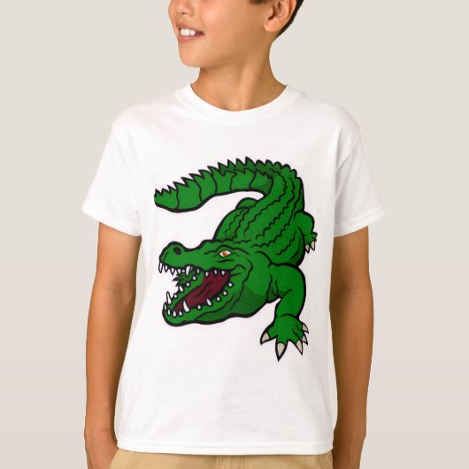 crocodile cartoon T-Shirt (Vorderseite)
