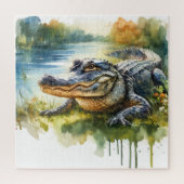 Crocodile Charm REF172 - Watercolor Puzzle (Vertikal)